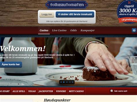 Folkeautomaten anmeldelse: Dobler ditt første innskudd opptil .